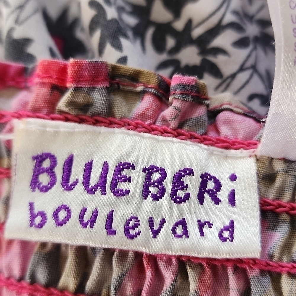 Blue Beri Boulevard Pink Foral   Halter Dress .Siz 3T - Picture 9 of 9